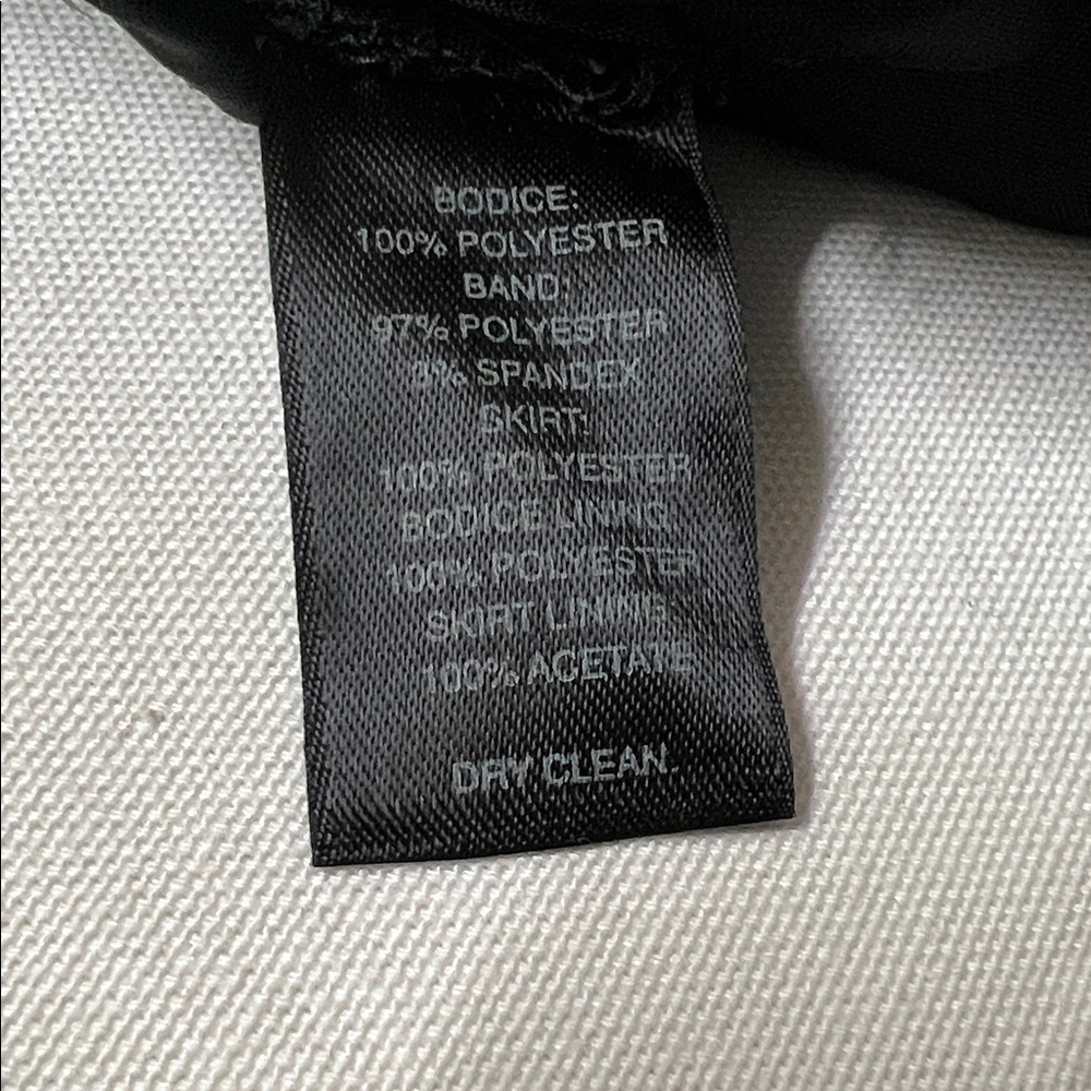 White House Black Market Black Strapless Dress size 10 346 - Picture 10 of 10